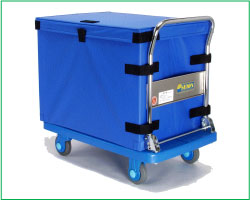 シートボックス付きプラスチック台車