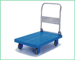 ステンレス仕様プラスチック台車