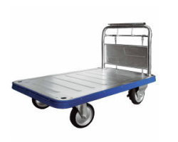 ドラム式ハンドストッパー付スチール台車