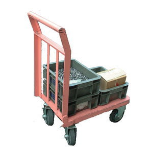 小型鋼板製片袖台車FR-1