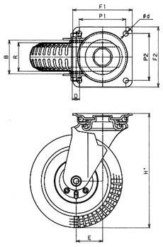 swivel caster