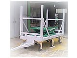 キャスター式昇降機能付台車(両引きタイプ)