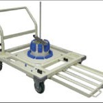 組立作業ができ、かつ運搬できる台車