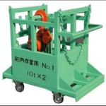チェーンブロックを運搬する台車