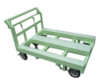 ハンドストッパー付パレット台車