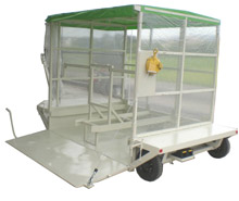 屋根付き親子台車