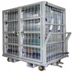 液体容器を保冷して運搬する台車