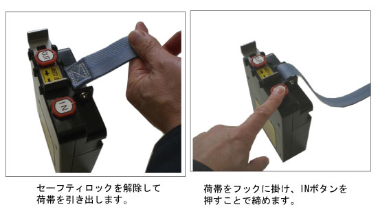 荷締機の使用方法